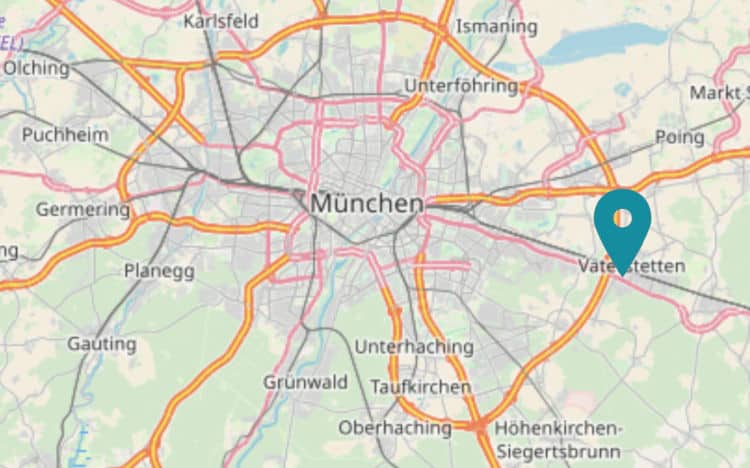 Location map: Munich